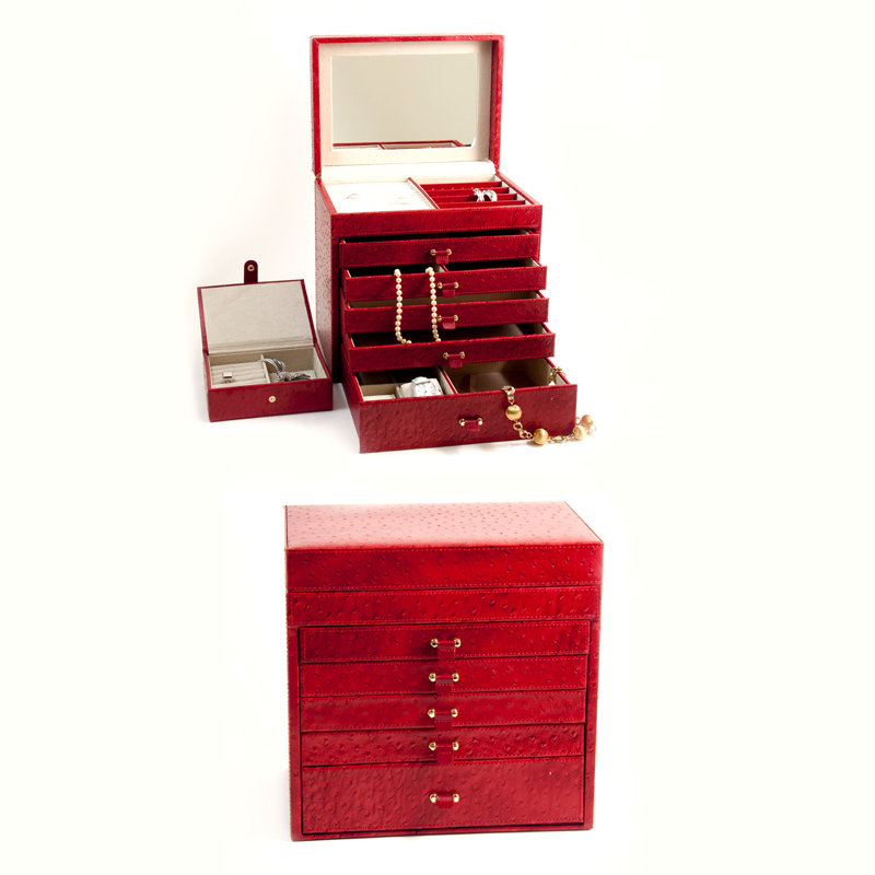 House of Hampton® 5 Drawer Nightstand Jewelry Box & Reviews Wayfair